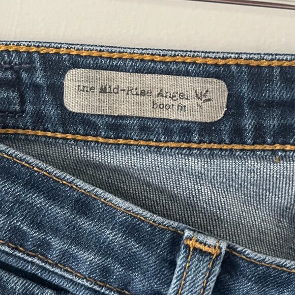 AG Adriano Goldschmied Mid Rise Angel Bootcut Jean Size 27 - Picture 4 of 8